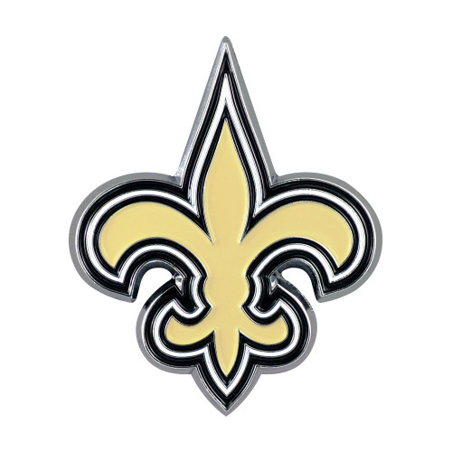 New Orleans Saints Color Emblem Fleur-de-lis Primary Logo Gold