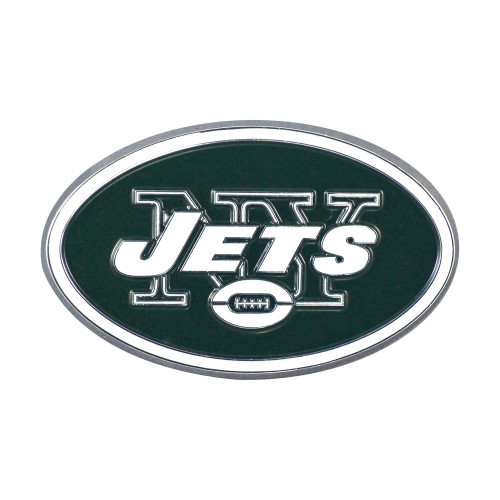 New York Jets Color Emblem Oval Jets Primary Logo Green