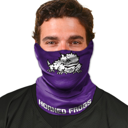 TCU Horned Frogs Game Face Mascot Face & Wordmark