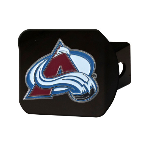 NHL - Colorado Avalanche Hitch Cover - Color on Black 3.4"x4"