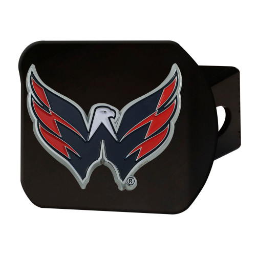 NHL - Washington Capitals Hitch Cover - Color on Black 3.4"x4"