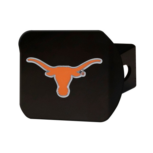 University of Texas Hitch Cover - Color on Black 3.4"x4"