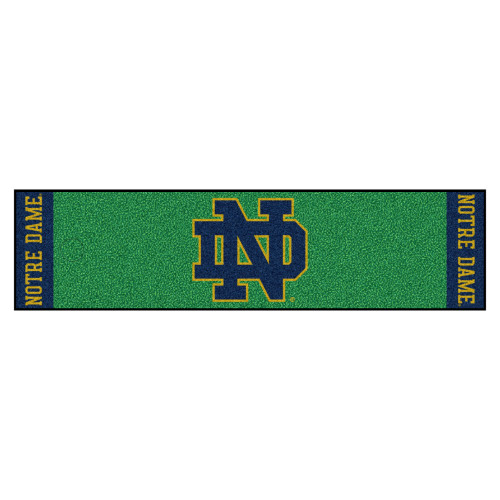 Notre Dame Putting Green Mat 18"x72"