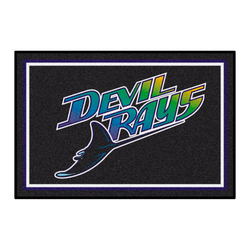 Retro Collection - 1998 Tampa Ray Devil Rays 4x6 Rug