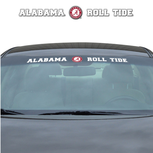 Alabama Crimson Tide Windshield Decal Primary Logo and Team Wordmark