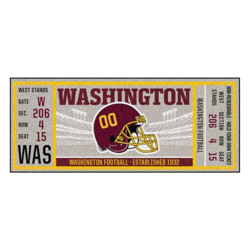 Washington Commanders Ticket Runner Helmet Logo Maroon