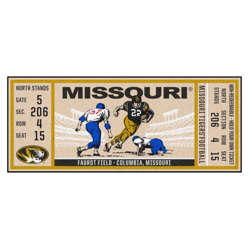 University of Missouri Ticket Runner 30"x72"