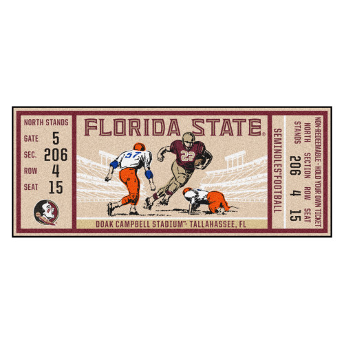 Florida State University Ticket Runner 30"x72"