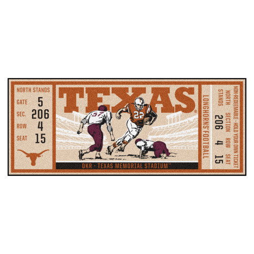 University of Texas Ticket Runner 30"x72"