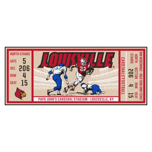 University of Louisville Ticket Runner 30"x72"