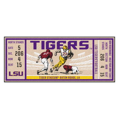 Louisiana State University Ticket Runner 30"x72"