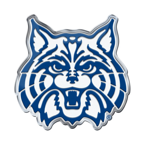 University of Arizona - Arizona Wildcats Embossed Color Emblem 2 "Wildcat Head" Mascot Logo Blue
