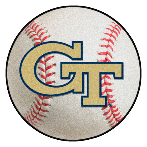 Georgia Tech Baseball Mat 27" diameter