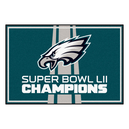 Philadelphia Eagles 5x8 Rug Super Bowl LII Champions