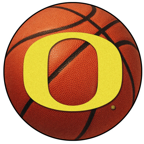 University of Oregon Basketball Mat 27" diameter