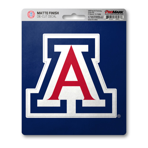 Arizona Wildcats Matte Decal "A" Primary Logo
