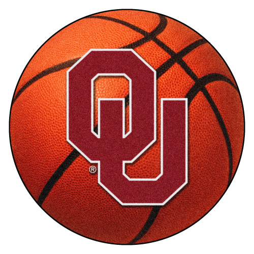 University of Oklahoma Basketball Mat 27" diameter