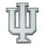 Indiana University Chrome Emblem 3"x3.2"