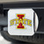Iowa State University Color Hitch Cover - Chrome 3.4"x4"