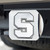 Syracuse University Hitch Cover - Chrome on Chrome 3.4"x4"