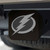 NHL - Tampa Bay Lightning Hitch Cover - Chrome on Black 3.4"x4"