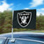 Las Vegas Raiders Car Flag Raider Shield Primary Logo Black