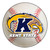 Kent State University - Kent State Golden Flashes Baseball Mat "K & Golden Eagle" Logo White