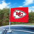 Kansas City Chiefs Car Flag KC Arrow Primary Logo Red