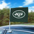 New York Jets Car Flag Oval Jets Primary Logo Green
