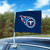 Tennessee Titans Car Flag Flaming T Primary Logo Blue