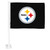 Pittsburgh Steelers Car Flag Steeler Primary Logo Black