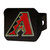 MLB - Arizona Diamondbacks Color Hitch - Black 3.4"x4"