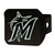 MLB - Miami Marlins Hitch Cover - Black 3.4"x4"