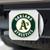 MLB - Oakland Athletics Color Hitch - Chrome 3.4"x4"