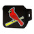 MLB - St. Louis Cardinals Color Hitch - Black 3.4"x4"