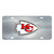 Kansas City Chiefs Diecast License Plate KC Arrow Primary Logo Stainless Steel
