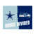 NFL House Divided - Cowboys / Seahawks House Divided Mat House Divided Multi