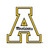 Appalachian State University - Appalachian State Mountaineers Color Emblem  "A & Mountaineers" Logo White