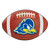 University of Delaware - Delaware Blue Hens Football Mat "Blue Hen" Logo Brown