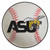 Alabama State University - Alabama State Hornets Baseball Mat "ASU Hornet" Logo White