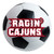 University of Louisiana-Lafayette - Louisiana-Lafayette Ragin' Cajuns Soccer Ball Mat "Ragin' Cajuns" Wordmark White