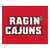 University of Louisiana-Lafayette - Louisiana-Lafayette Ragin' Cajuns Tailgater Mat "Ragin' Cajuns" Wordmark Red
