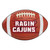 University of Louisiana-Lafayette - Louisiana-Lafayette Ragin' Cajuns Football Mat "Ragin' Cajuns" Wordmark Brown