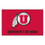 University of Utah - Utah Utes Ulti-Mat Circle & Feather Logo and Wordmark Red