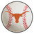 University of Texas - Texas Longhorns Baseball Mat Longhorn Primary Logo White