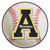 Appalachian State University - Appalachian State Mountaineers Baseball Mat "A & Mountaineers" Logo White