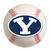 Brigham Young University - BYU Cougars Baseball Mat "Oval Y" Logo White