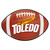 University of Toledo - Toledo Rockets Football Mat Toledo Rocket Primary Logo Brown