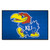 University of Kansas - Kansas Jayhawks Starter Mat Jayhawk Primary Logo Blue