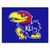 University of Kansas - Kansas Jayhawks All-Star Mat Jayhawk Primary Logo Blue